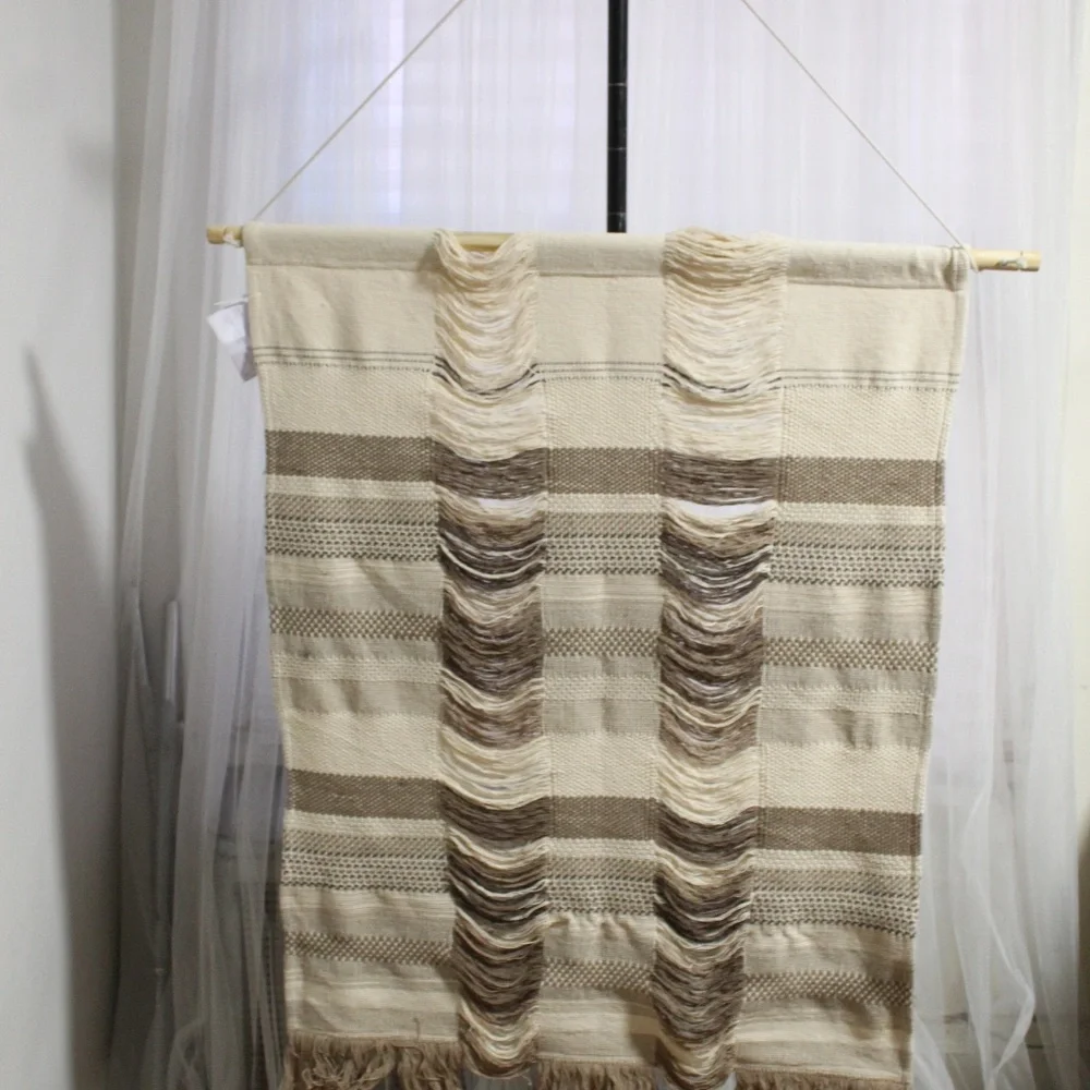 West Elm Textured Woven Wall Art – Taupe & Neutral Tones